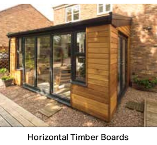 Horizontal Timber Boards