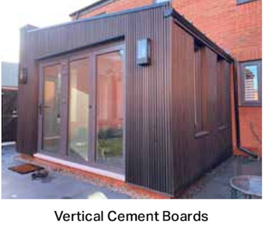 Vertical Cement Boards