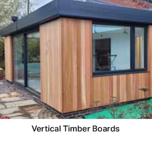 Vertical Timber Boards